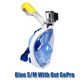 180° Anti Fog GoPro Compatible Snorkel Mask